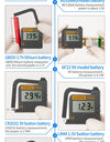 Max Digital Lithium Battery Tester Capacity Universal Test Checkered Load Analyzer Display Check AAA AA Button Cell