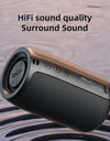 Portable Wireless Speaker Subwoofer Stereo Waterproof Powerful Column Outdoor Speakers Boom Box TF Card & AUX Audio