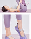 Indoor Fitness Non-slip Soft-soled Yoga Shoes Women's Rope Jumping Mute Stretching Pilates Training Shoes