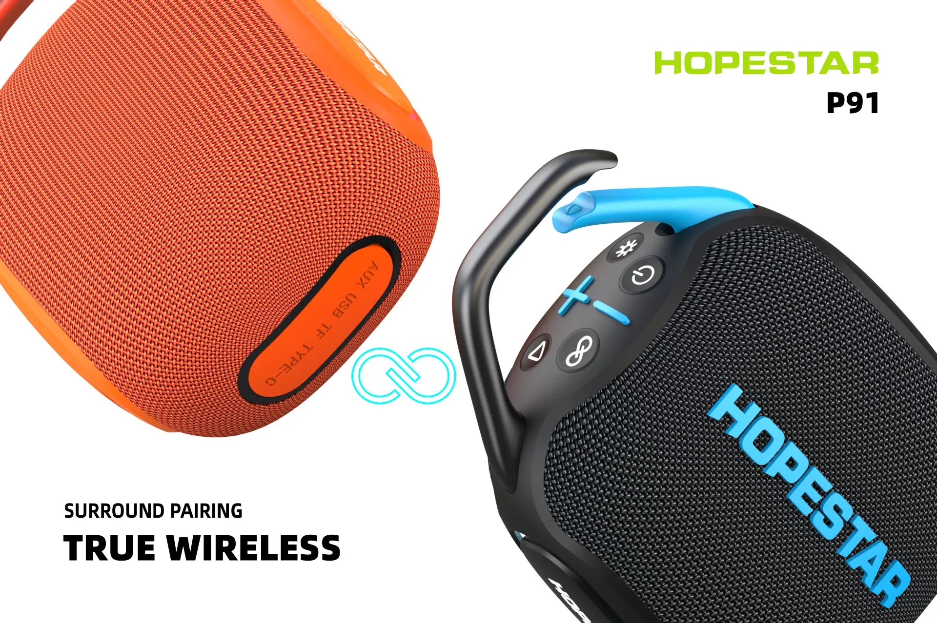 Waterproof Bluetooth Speaker Portable Wireless Outdoor Clip Speaker with TF Card Playback for Cycling Camping Clip5