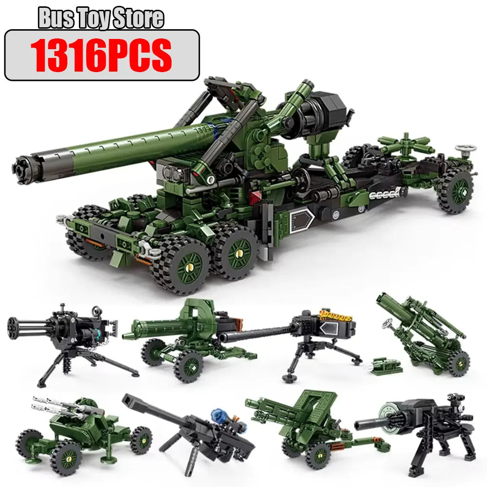 Aircraft Tank Aircraft Carrier MODERN EOLIPMENT MODERN WAR INFORMATION WW2 Military Model Building Blocks Bricks for Boy