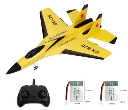 2.4G Radio Control Glider RC Foam Aircraft SU35 FX622 Plane Remote Control Fighter Plane Glider Airplane Boys Toys for Children