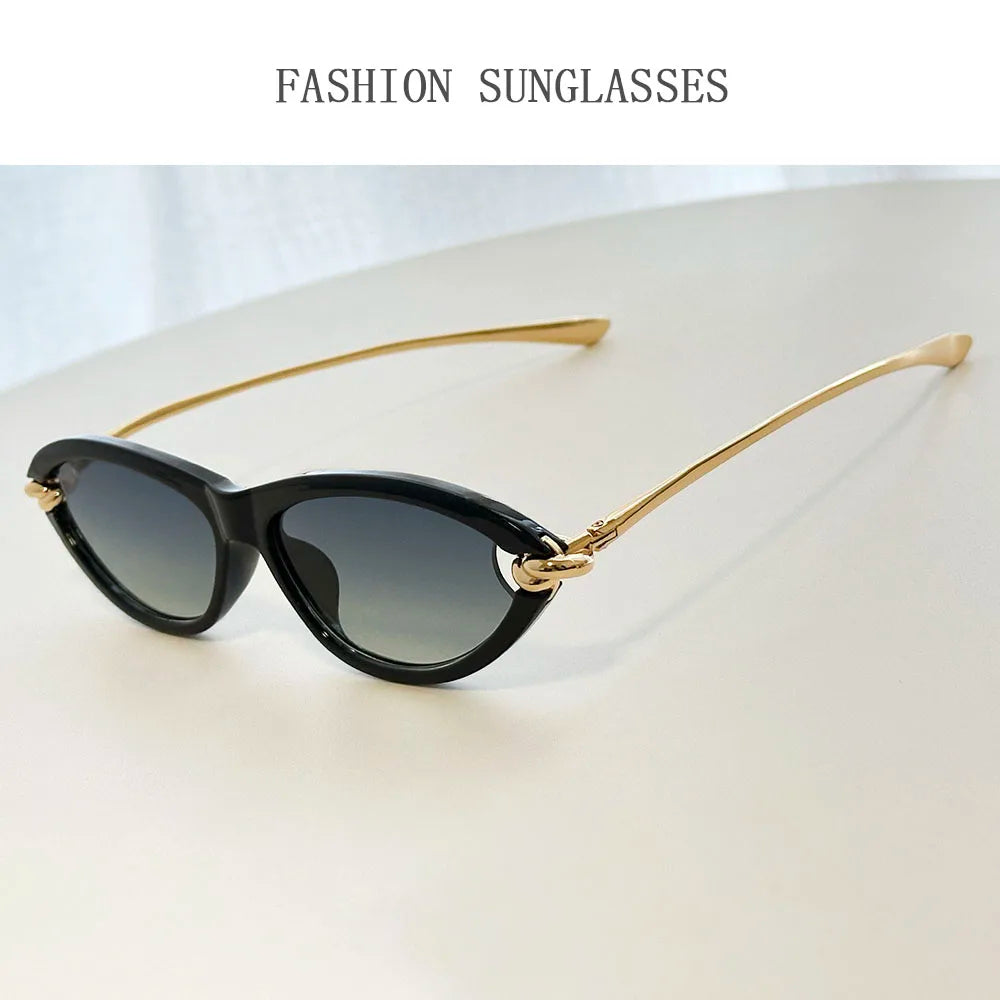 Vintage Cat Eye Sunglasses With UV400 Protection