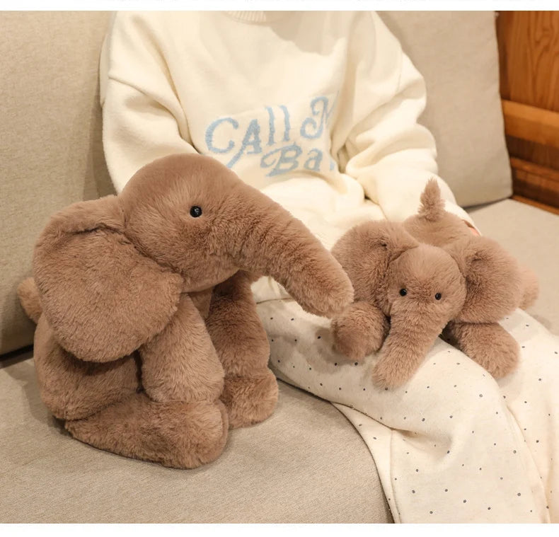 Soft Elephant Plush Stuffed Animal Pillow