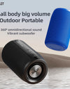 Portable Wireless Speaker Subwoofer Stereo Waterproof Powerful Column Outdoor Speakers Boom Box TF Card & AUX Audio