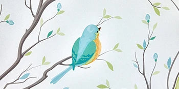 Privacy Window Film Opaque Static Cling Non Adhesive Film Bird Decals Decorative Glass Cover Tint Frosted Stickers for Home