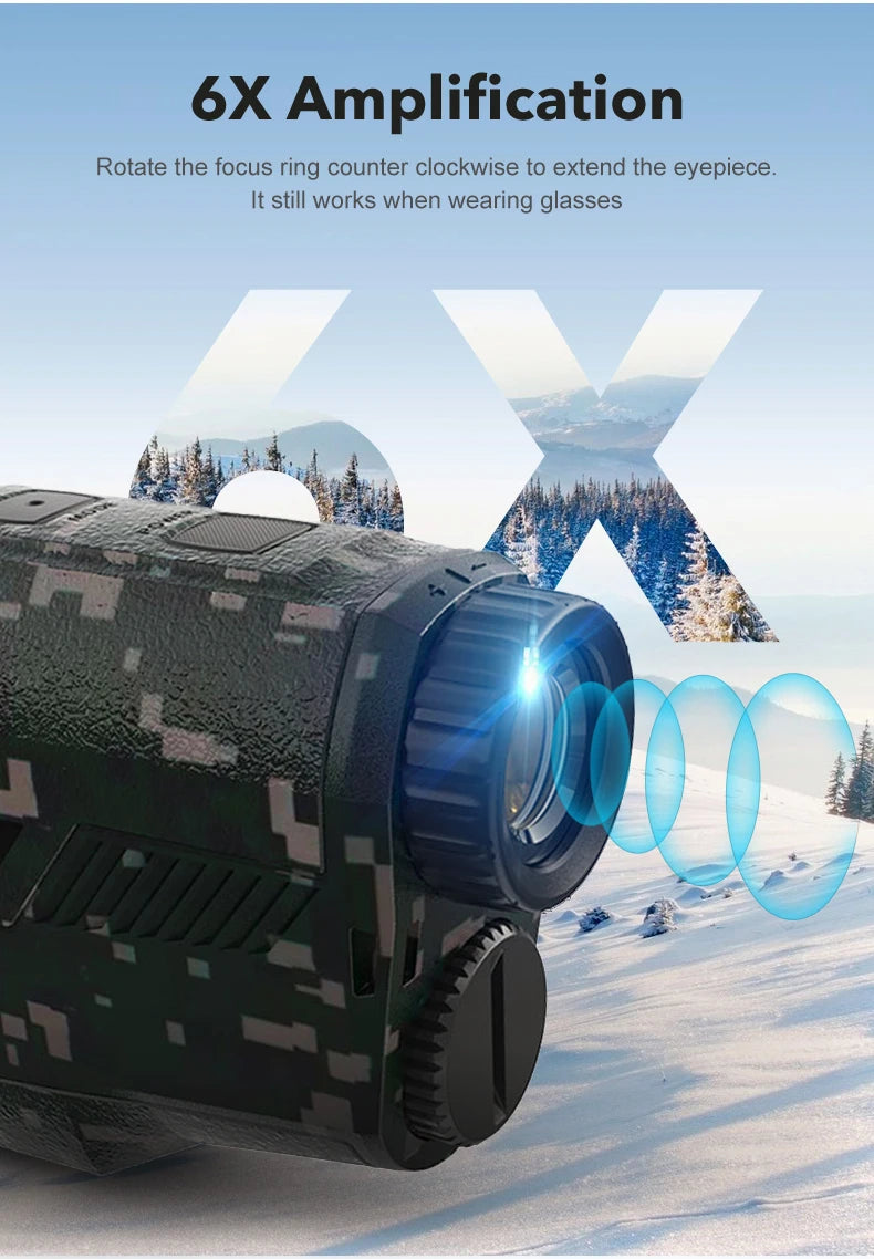 6X Golf Laser Rangefinder 1000m With Slope Compensation And Flag Lock