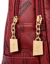 Women's Designer Letter Printing Leather Backpacks Large Capacity Travel Shoulder Bags Totes School Bag