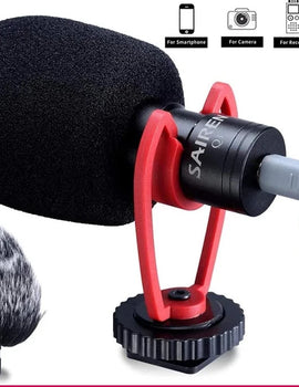Camera Video Recording Mic Shotgun Interview Vlog Mic Universal for DSLR Android iPhone Smartphone GoPro