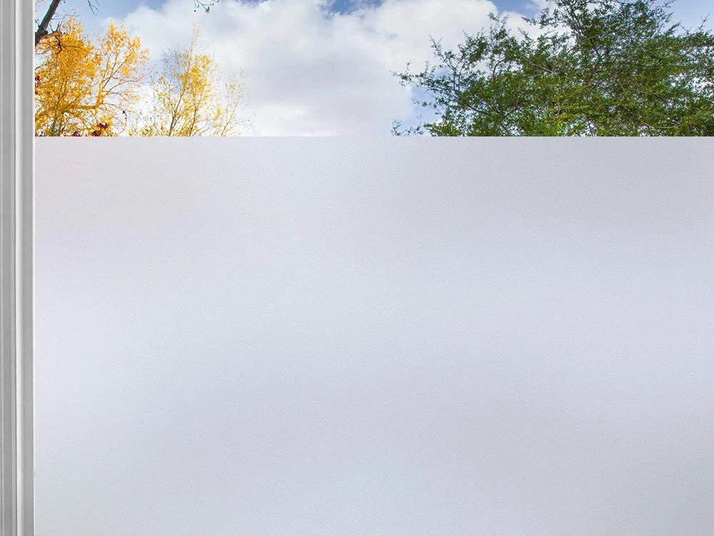 Frosted Window Film Privacy Opaque Non Adhesive Static Glass Stickers for Home Bedroom Bathroom Matte Thermal Windows Rolls