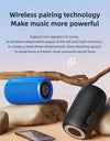 Portable Wireless Speaker Subwoofer Stereo Waterproof Powerful Column Outdoor Speakers Boom Box TF Card & AUX Audio
