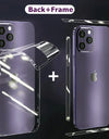 Full Body Hydrogel Film For iPhone 15 14 11 12 13 Pro Max Frame Front Back Screen Protector Camera Lens Protective Film Cover