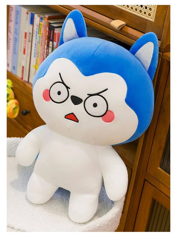 Kawaii Husky Character Plush Stuffed Doll Toy