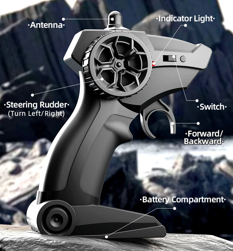 Rc Cars Tank Waterproof Amphibious Water Land All Terrain Tracked Tank Remote Control Crawler Vehicle Outdoor Cars Toy for Boys