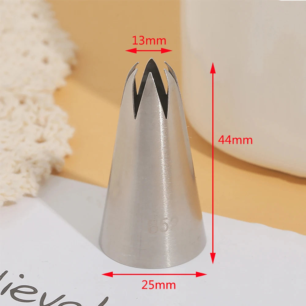 Open Star Pastry Tip 2B Piping Tip Nozzle Cream Cake Decorating Tips Writing Tube Icing Nozzle Baking & Pastry Tools Baking Tool