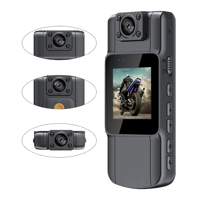 1080P HD Mini Camera Portable Digital Video Recorder BodyCam Infrared Night Vision Police Cam Small Bike Camcorder