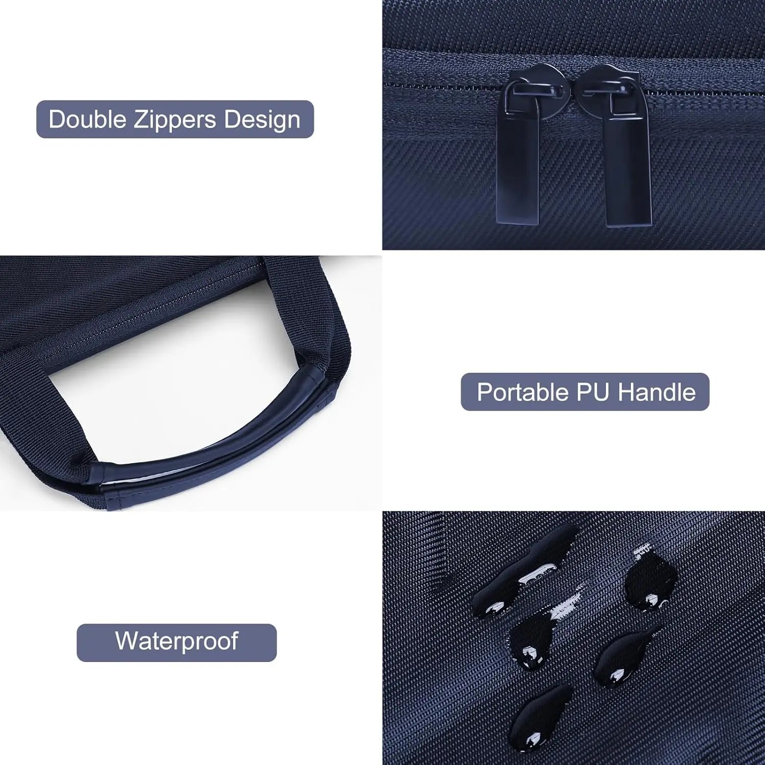 Hard Shell Laptop Sleeve for 13 14 15 16 17 inch Macbook Air Pro M1 M2 M3 M4 HP Notebook Handbag Waterproof EVA Protective Case