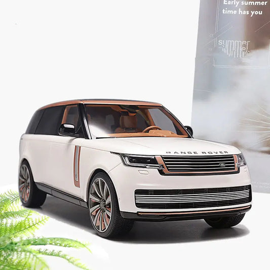 Large Size New 1/18 Land Range Rover SUV Alloy Car Model Diecast Metal Toy Off-road Vehicles Car Model Sound and Light Gift
