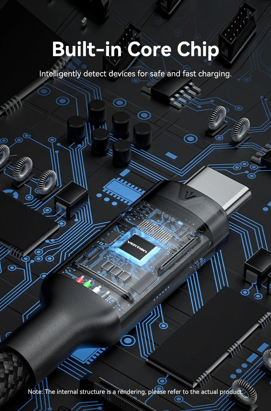 Type C Extension Cable 10Gbps 100W Fast Charging 4K USB C Gen 3.2 Extender Cord for Switch MacBook Pro Samsung Xiaomi