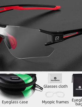 Bike Glasses Photochromic Lens UV400 Bicycle Glasses Outdoor Sports Eyeglasses MTB Road Eyewear Cycling sunglasses