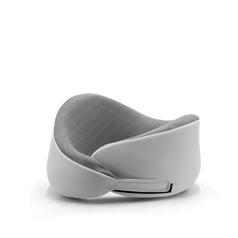 Memory Sponge Neck Pillow Adjustable Size U-shaped Neck Pillows Portable Nap Pillow For Travel Working Cervical Vertebra Protect