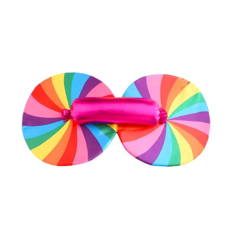 Candy Princess Costume Dress with Candy Headdress and Lollipop Accessories