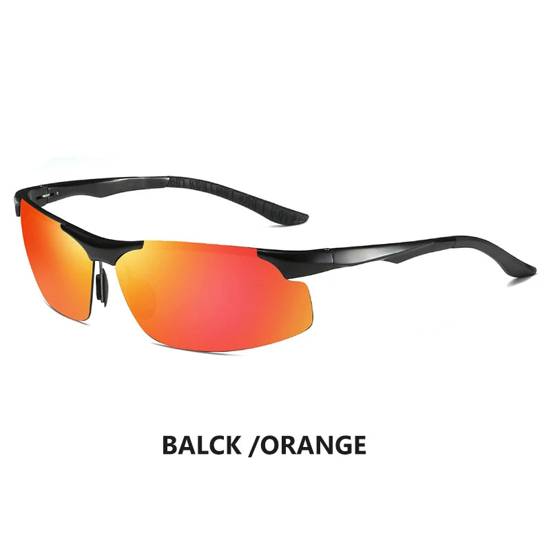 Aluminum Photochromic Polarized UV400 Mirror Driving Sunglasses for Men Women