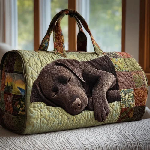 Adjustable Strap 3D Quilted Duffle Bag Large Capacity Sports Travel Tote