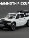 1:32 Dodge RAM 1000 TRX Mammoth Metal Diecast Alloy Car Model Car Central Control Decoration Ornaments Gift With Boyfriend Goods