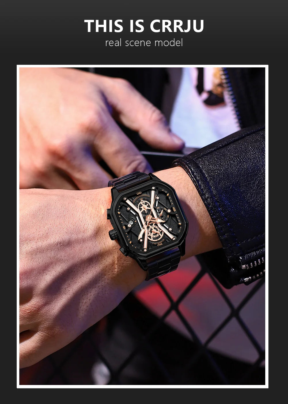 Men Watches Quartz High Quality Stainless Steel Top Brand Luxury Business Waterproof Luminous Chronograph Watch