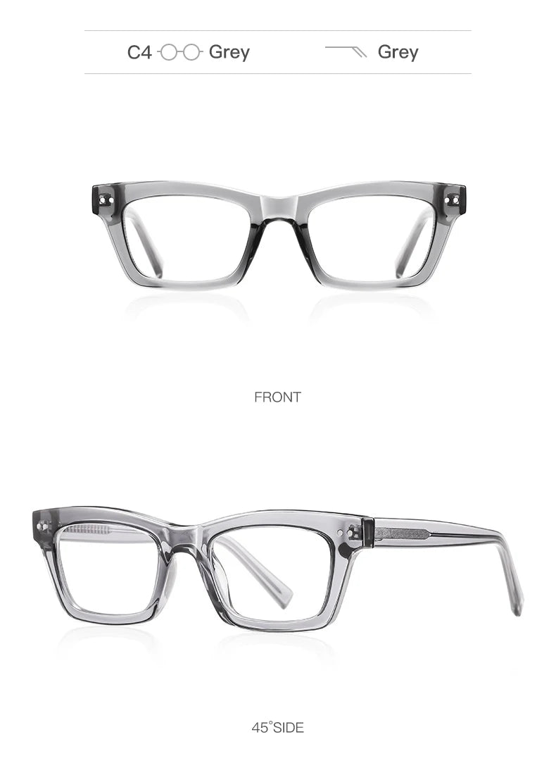 HONGMEI Men's Anti Blue Light Reading Glasses Brand Simple Myopia Prescription Glasses Men  Optical Eyewear Glasses Frame 2191