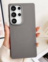 Luxury Leather Pattern For Magsafe Magnetic Phone Case For Samsung S25 Ultra S24 Plus S23 S22 S21 S20 FE Matte Shockproof Cover