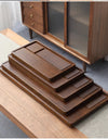 Tea Tray Household Solid Wood Tea Brewing Table Light Luxury High-End Tea Tray Kung Fu Tea Set Office Desk Wooden Tray