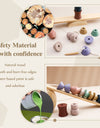 Baby Animal Threading Toys Wooden Seesaw Toys Blocks Board Games Montessori Hands-on Ability Educational Children Blocks Gifts