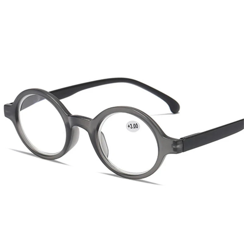 Retro Glasses For Slightness Round Vintage Eye Glasses For Men Women's Frame With Diopters +1+1.5+2+2.5