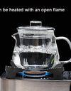 480/650ml Heat-Resistant Teapot With Glass Tea Strainer Infuser Flower Kettle Kung Fu Teawear Set Puer Oolong Pot Teaware