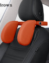 Adjustable U-shaped memory foam side neck pillow for the rear of the car