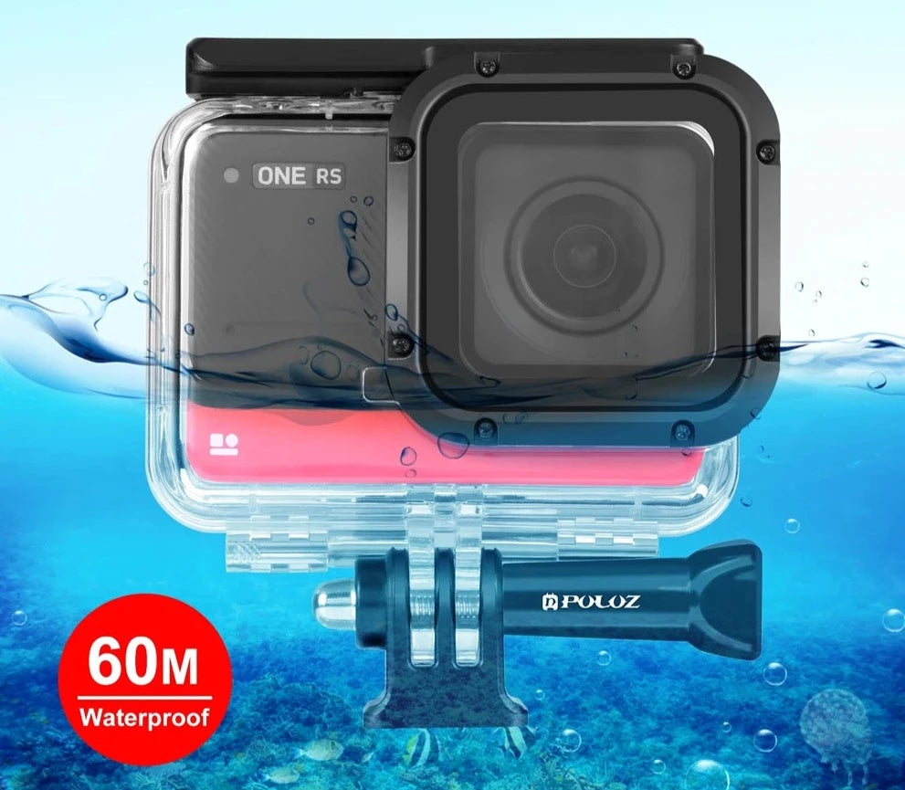 60m Underwater Depth Diving Case Waterproof Camera Housing for Insta360 One RS 4K Diving Case Cover