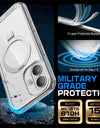For iPhone 16 Case with Camera Control Capture Button UB Mag Stand Series Shockproof Protective Magnetic Phone Case