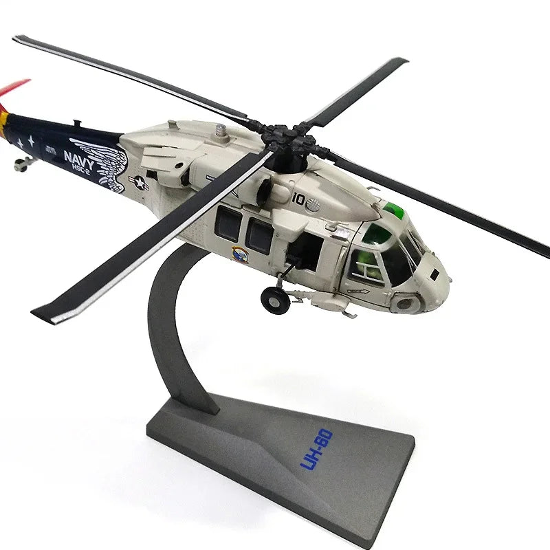 1 72 Scale UH 60 Black Hawk Utility Helicopter Diecast Alloy Model