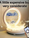 three in one folding sand painting bedside table lamp multifunctional wireles charging Bluetooth sound system music