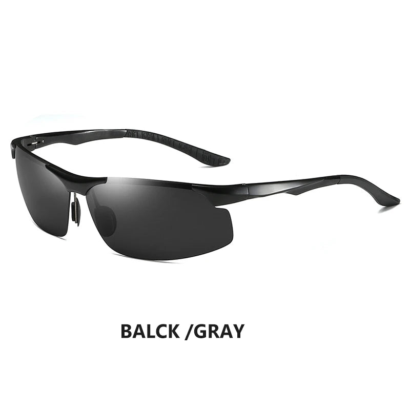 Aluminum Photochromic Polarized UV400 Mirror Driving Sunglasses for Men Women
