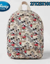 Disney Cartoon Backpack Women's Mickey Mouse Donald Duck Pattern Student School Bag Large Capacity Backpack Girls Shoulder Bag