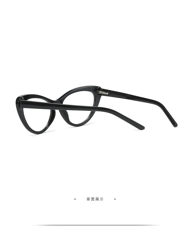 HONGMEI Women's  Cat's Eye Fashion Eyeglasses Frames Anti-Blue Light Reading Glasses Customizable Myopia Hyperopia Myopia