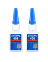 1-3pcs 406 Super Glue 20ML Instant Quick-drying Cyanoacrylate Adhesive Leather Rubber Wood Metal Strong Bond Liquid Glue Tool