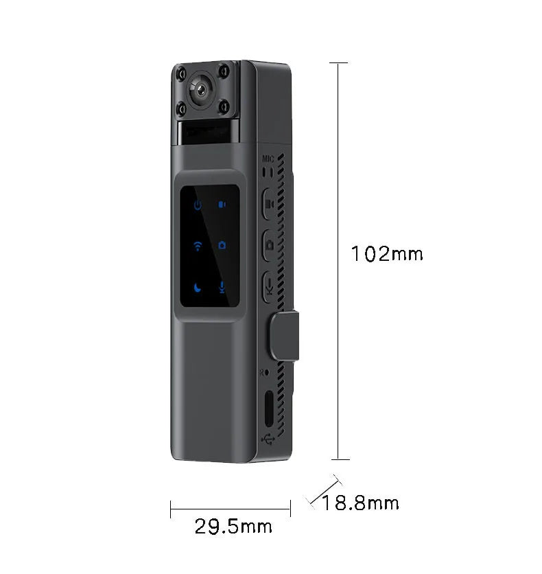 Wifi Hotspot Mini Camera 1080P Portable Digital Video Recorder Body Camera Night Vision DVR Miniature Camcorder