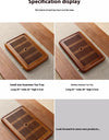 Tea Tray Home Small Solid Wood Pear Wood Dry Soaking Platform Water Storage Tea Set Tea Tray Wooden Tray