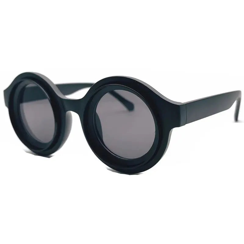 Summer Vacation Retro Steampunk Round Sunglasses Luxury Women Men Fashion Polarized Eyewear Uv400 Goggles