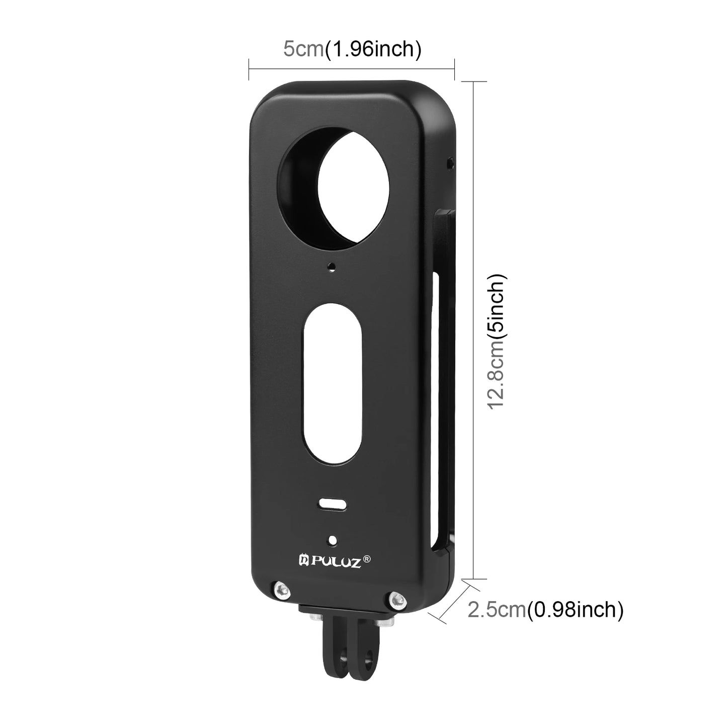 for Insta360 X3 Metal Aluminum Alloy Protective Cage Rig Housing Frame with Silicone Lens Cover