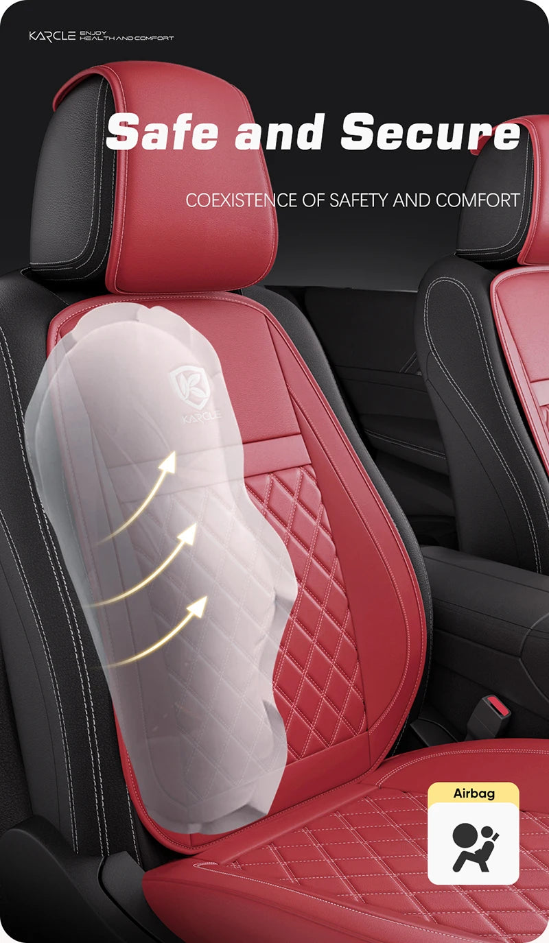 Leather Car Seat Covers Universal PU Cars Seat Cushion Cover Automobiles Seat Protector Waterproof Car Chair Pad Mat